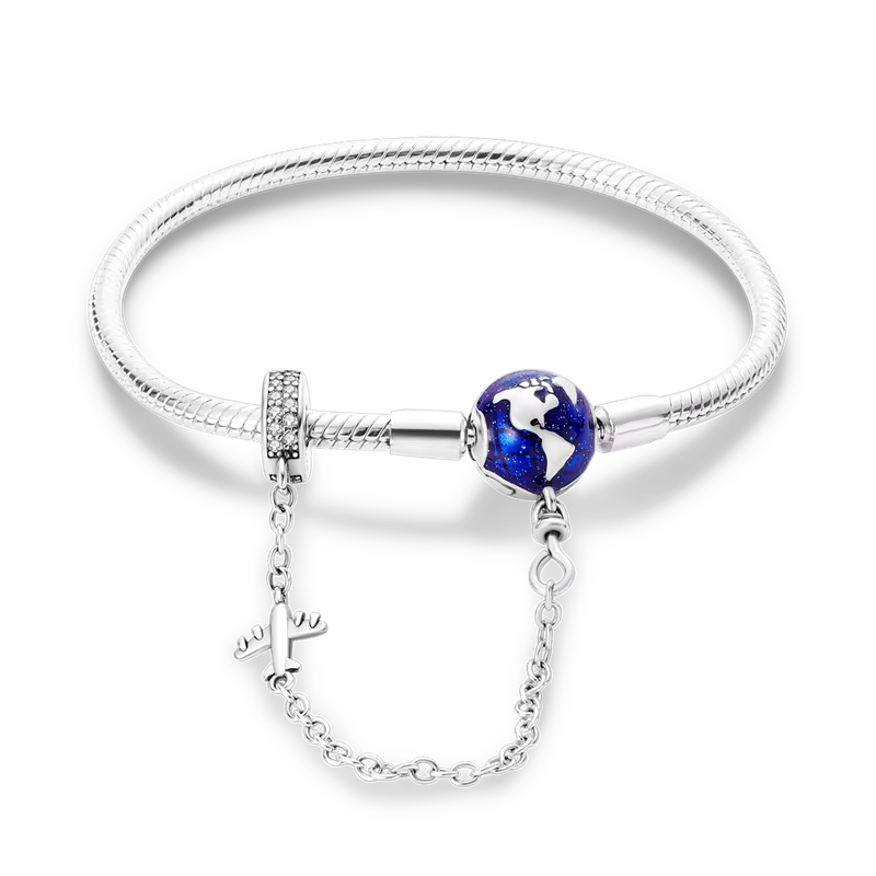 925 Silver Charm Bracelet - Elevate Your Style!
