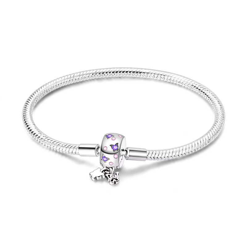 925 Silver Charm Bracelet - Elevate Your Style!