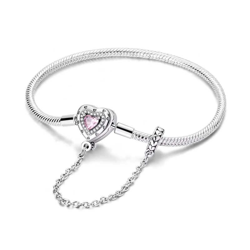 925 Silver Charm Bracelet - Elevate Your Style!